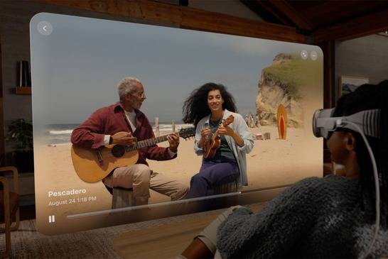 苹果将允许用户在Vision Pro演示期间上传个人空间视频